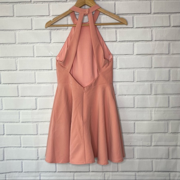 NBD Revolve Leo Mini halter dress size small - Picture 4 of 9